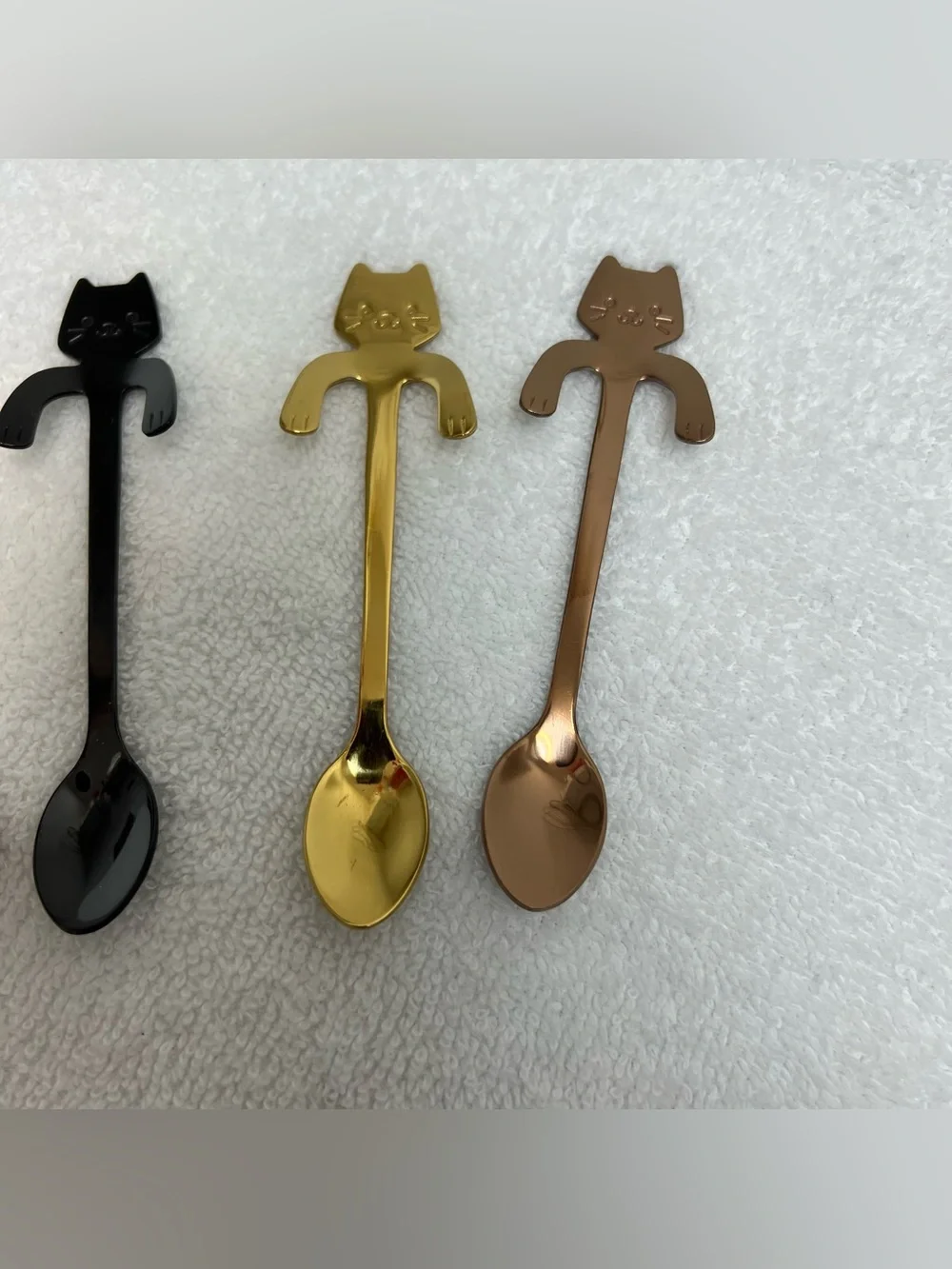 Unbranded Stainless Steel Set of 5 Tea Spoons